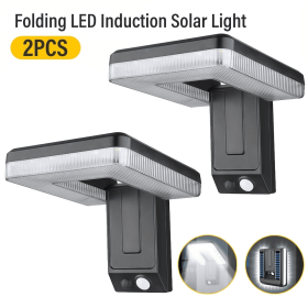 Solar Motion Sensor Outdoor Sconce Lights,LED Waterproof Dusk To Dawn Solar Patio Light,Wireless Modern Wall Mount Lamp Black For Porch Patio Garage H (Option: 2Pack) Solar Motion Sensor Outdoor Sconce Lights,LED Waterproof Dusk To Dawn Solar Patio Light,Wireless Modern Wall Mount Lamp Black For Porch Patio Garage H (Option: 2Pack)
